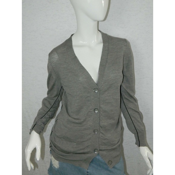 3.1 Phillip Lim Women's Wool Button Down Sweater S - Picture 4 of 8